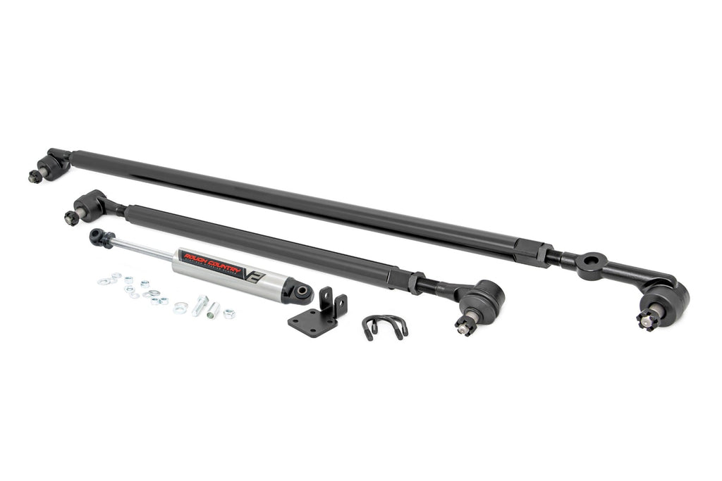 HD Steering Kit | V2 Stabilizer Combo | Jeep Cherokee XJ/Comanche MJ/Wrangler TJ by Rough Country