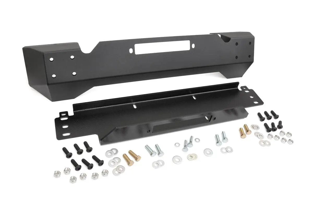 Front Stubby Winch Bumper | Jeep Wrangler TJ (97-06)/Wrangler Unlimited (04-06) by Rough Country
