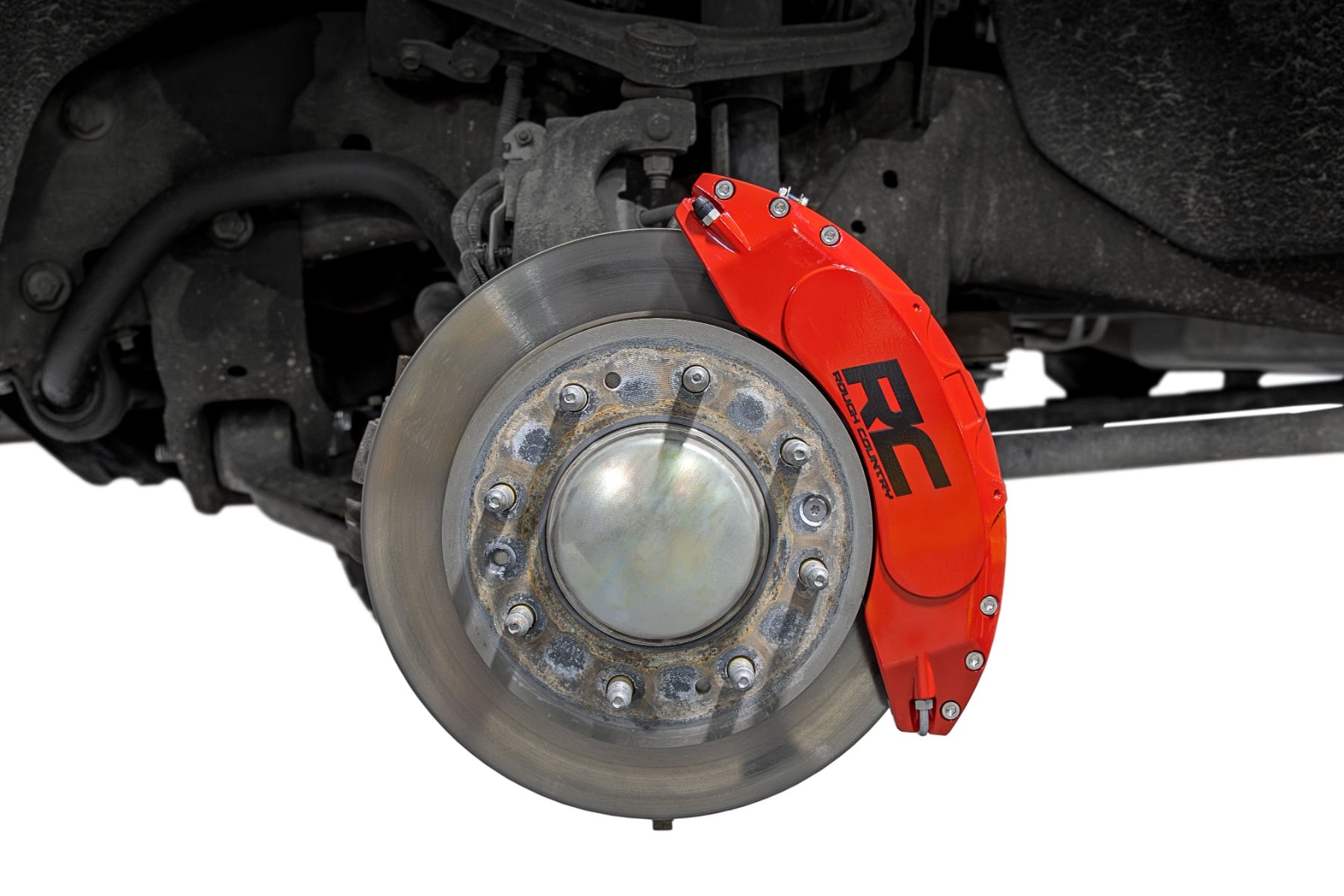 Caliper Covers | Front and Rear | Red | Chevy/GMC 2500HD/3500HD (20-26) by Rough Country