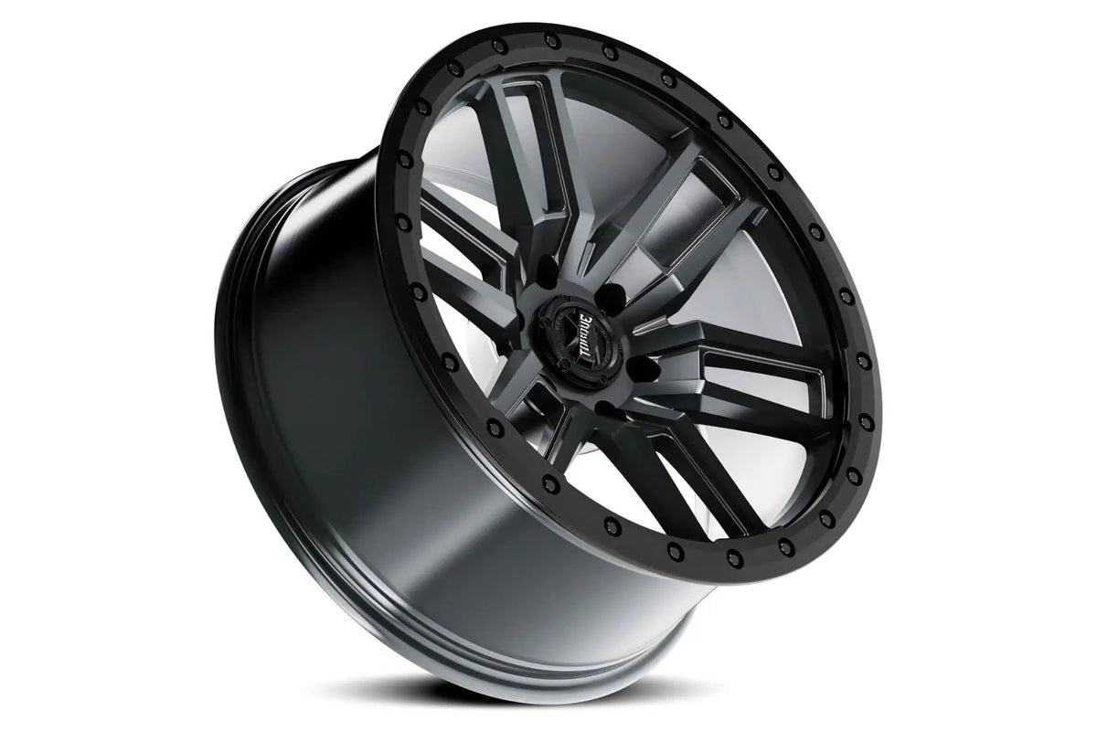 Torque Pritchett | Anthracite w/Black Lip | 17x9 | 6x5.5 | 0mm by Rough Country