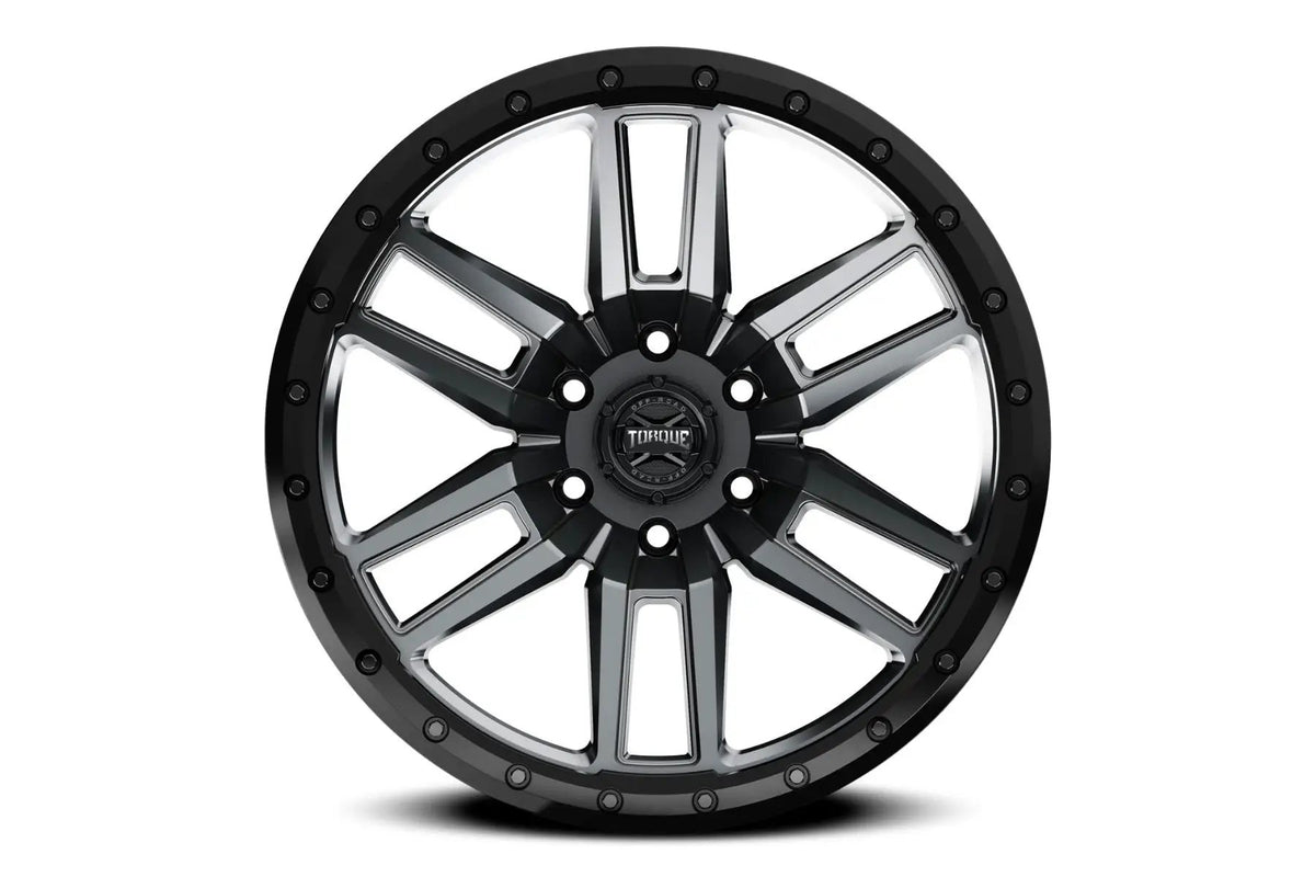Torque Pritchett | Anthracite w/Black Lip | 20x9 | 6x135 | -12mm