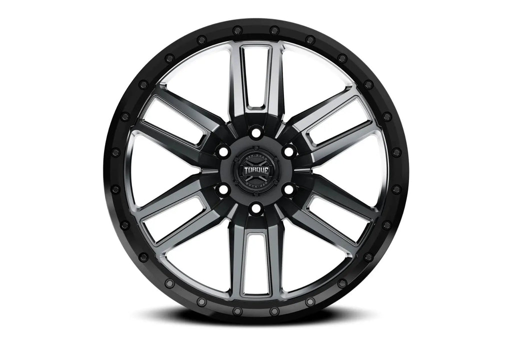 Torque Pritchett | Anthracite w/Black Lip | 17x9 | 6x5.5 | 0mm