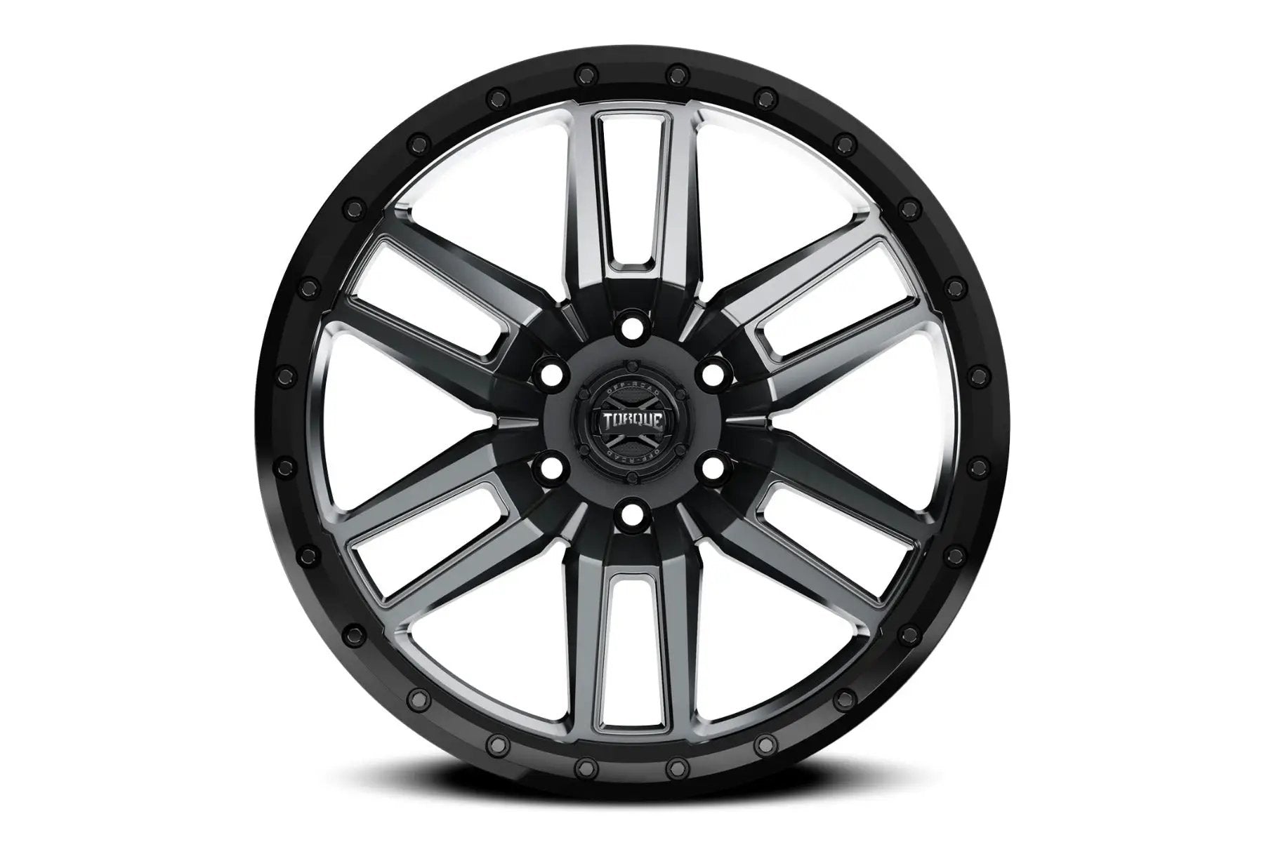 Torque Pritchett | Anthracite w/Black Lip | 18x9 | 6x5.5 | -12mm