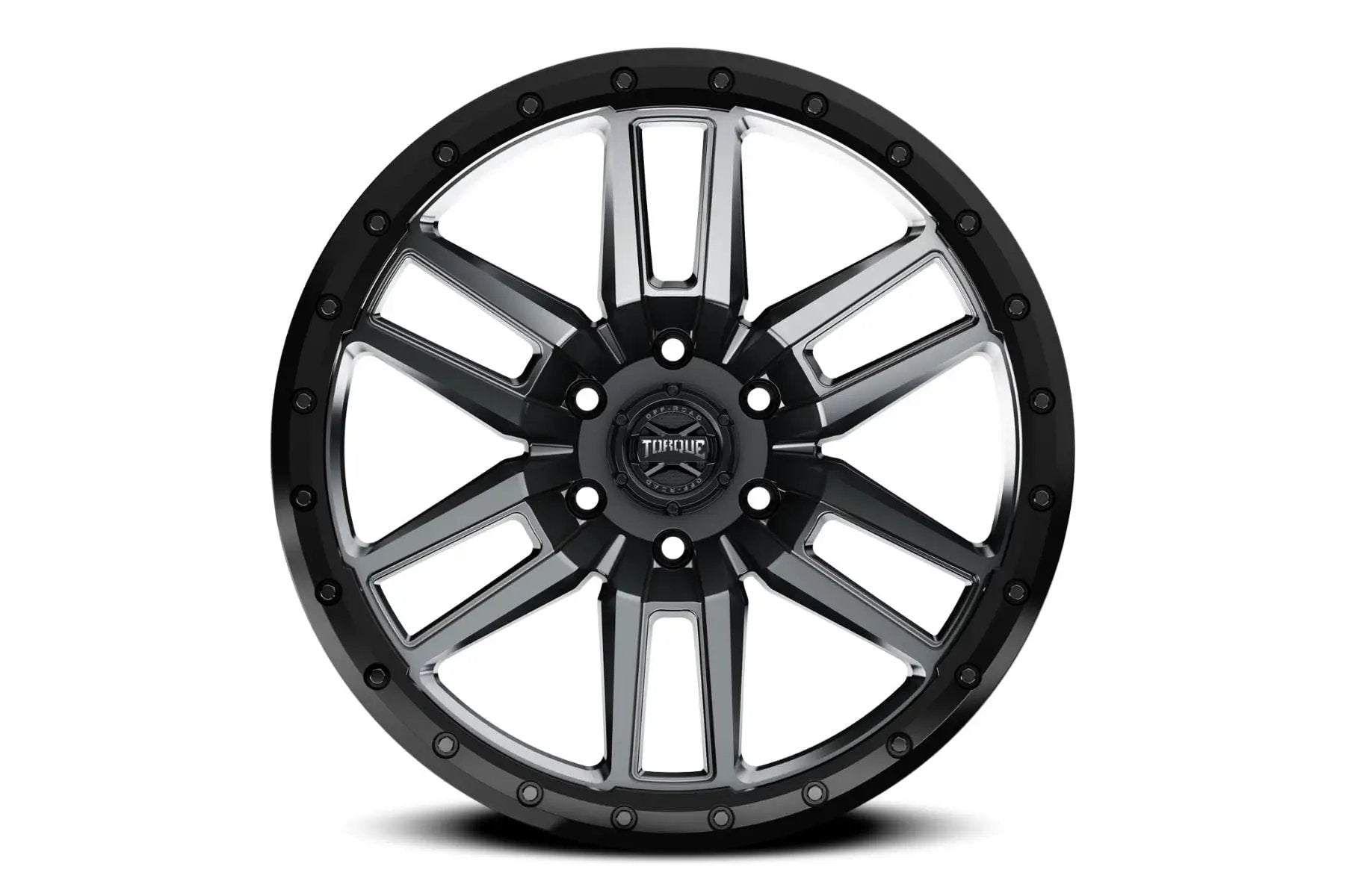 Torque Pritchett | Anthracite w/Black Lip | 18x9 | 6x5.5 | -12mm by Rough Country