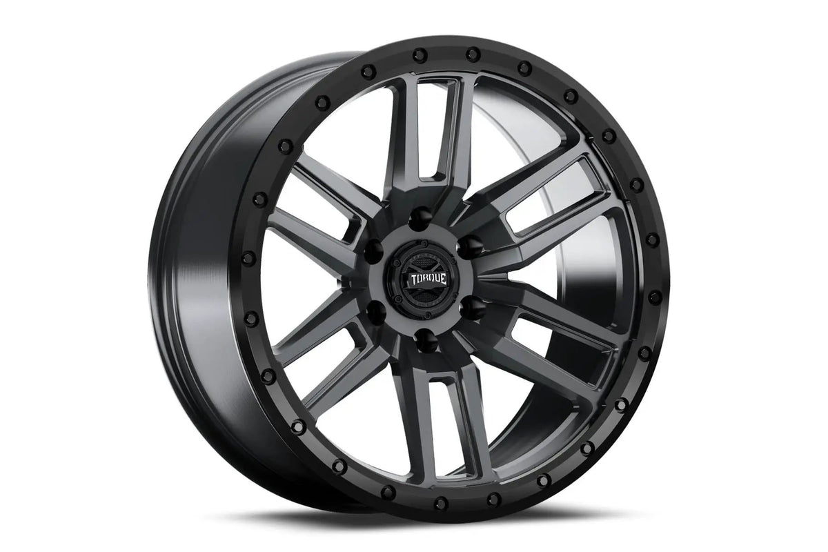 Torque Pritchett | Anthracite w/Black Lip | 20x9 | 6x135 | -12mm by Rough Country