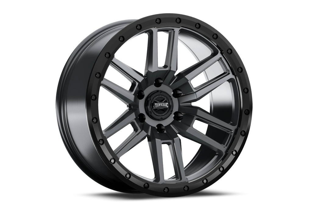 Torque Pritchett | Anthracite w/Black Lip | 20x9 | 6x5.5 | -12mm by Rough Country