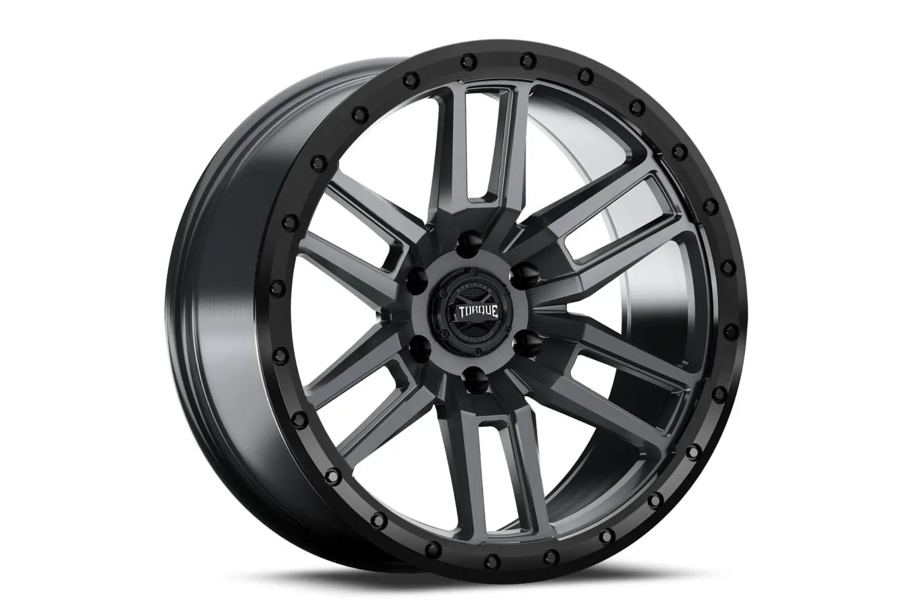 Torque Pritchett | Anthracite w/Black Lip | 18x9 | 6x5.5 | -12mm