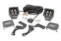 LED Light Kit | Ditch Mount | 2" Black Pair | White DRL | Toyota 4Runner (10-24) by Rough Country