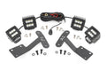 LED Light Kit | Ditch Mount | Dual 2" Black Pairs | Spot/Flood | Toyota Tundra (14-21) by Rough Country