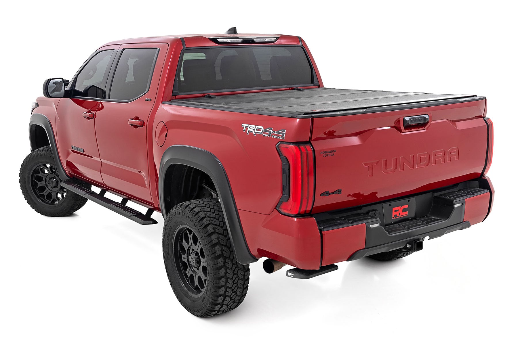 TR2 Running Boards | CrewMax | Toyota Tundra 2WD/4WD (2022-2026) by Rough Country