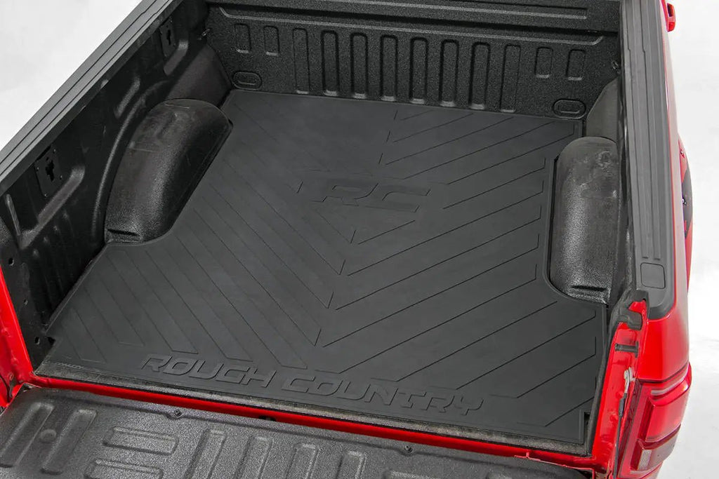 Bed Mat | 5'7" Bed | RC Logo | Ram 1500 2WD/4WD (2002-2018 & Classic) by Rough Country