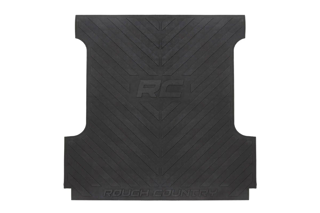 Bed Mat | 6'7" Bed | RC Logo | Chevy/GMC Sierra 1500 (19-26)/Silverado 1500 (19-26) by Rough Country