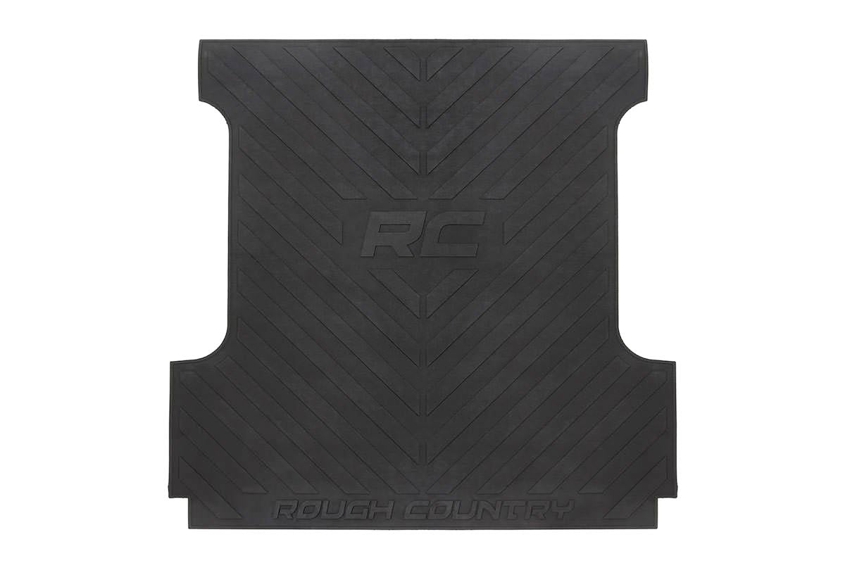 Bed Mat | 6'7" Bed | RC Logo | Chevy/GMC Sierra 1500 (19-26)/Silverado 1500 (19-26) by Rough Country