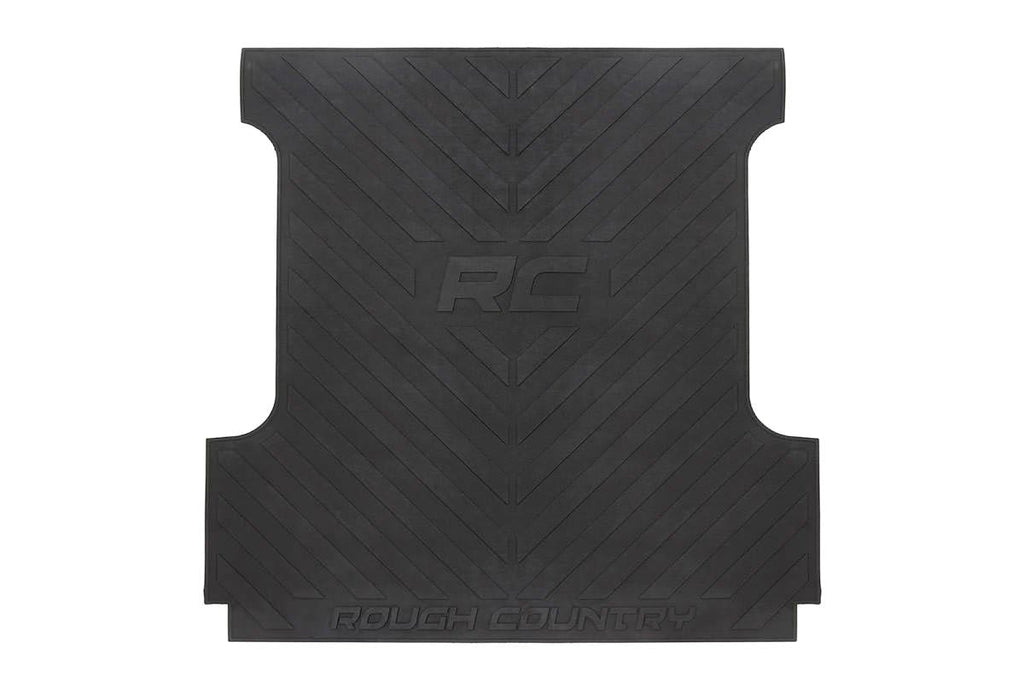 Bed Mat | 6'7" Bed | RC Logo | Chevy/GMC Sierra 1500 (19-26)/Silverado 1500 (19-26) by Rough Country