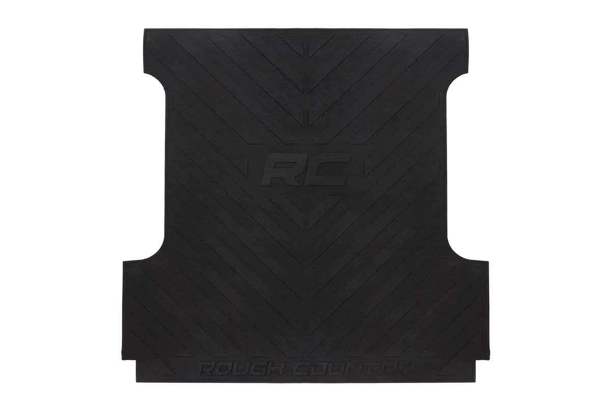 Bed Mat | 6'10" Bed | RC Logo | Ford F-250/F-350 Super Duty 2WD/4WD (17-26) by Rough Country