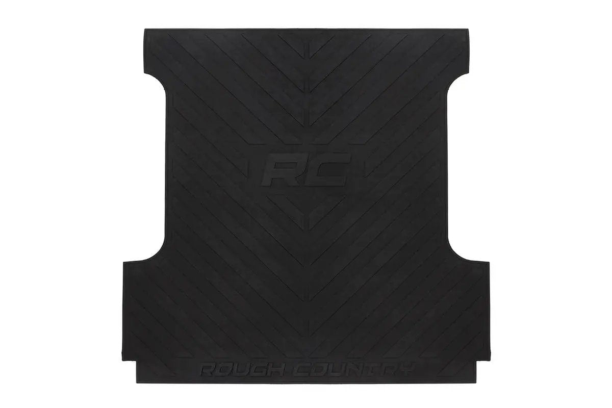 Bed Mat | 5'7" Bed | RC Logo | Ford F-150/F-150 Lightning/Raptor (2015-2026) by Rough Country