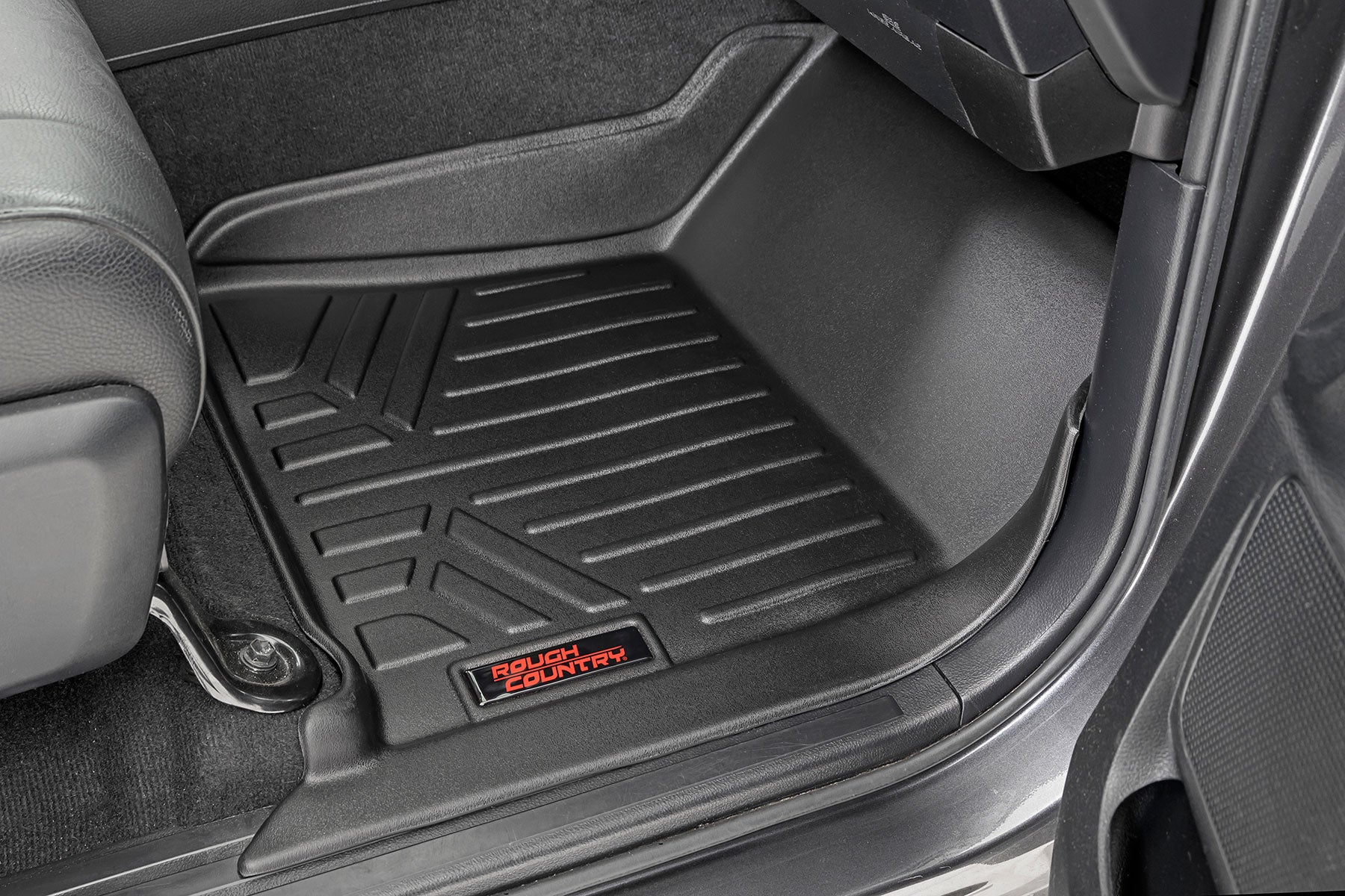 Floor Mats | FR & RR | CrewMax | Toyota Tundra 2WD/4WD (2014-2021) by Rough Country