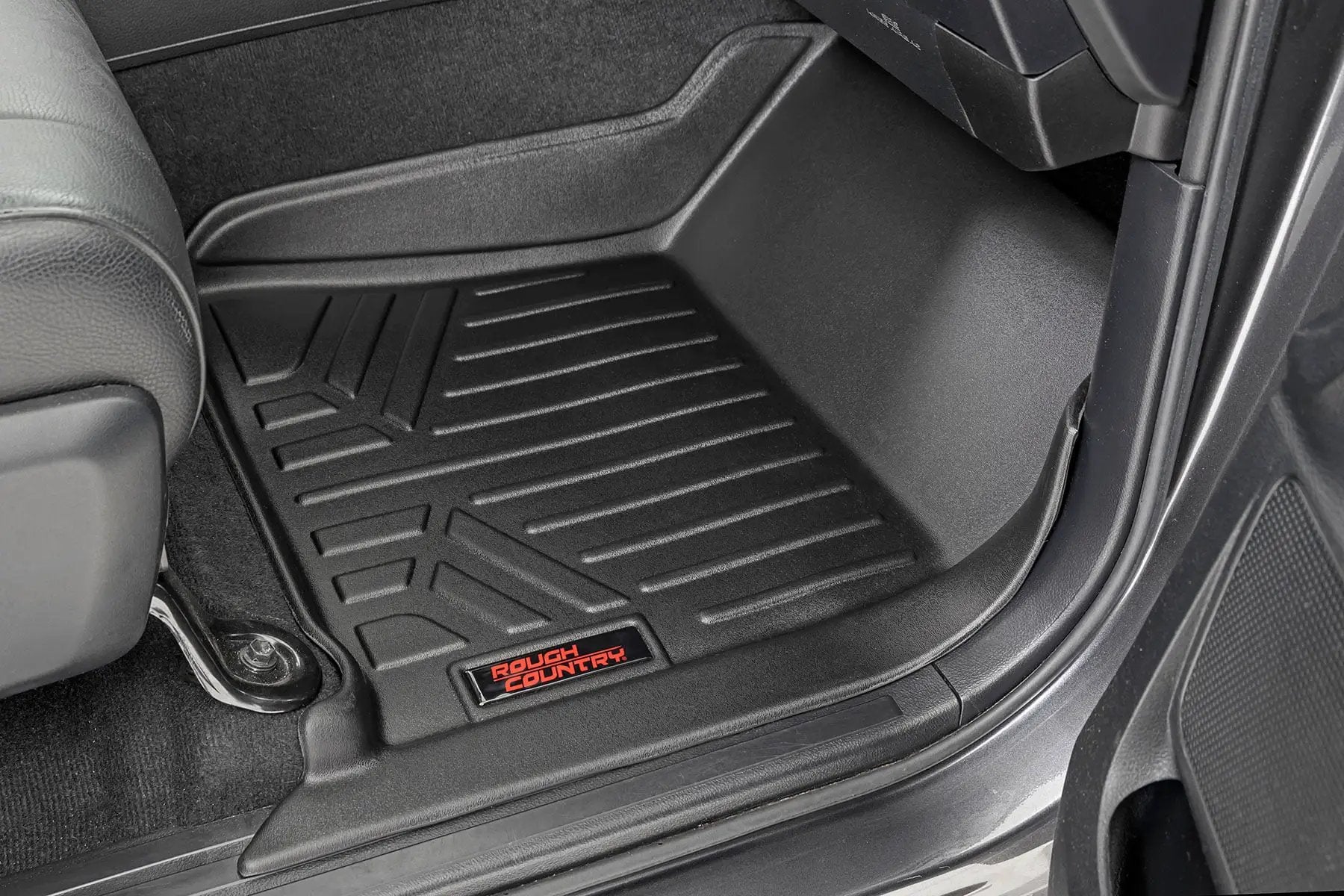 Floor Mats | FR & RR | CrewMax | Toyota Tundra 2WD/4WD (2014-2021) by Rough Country