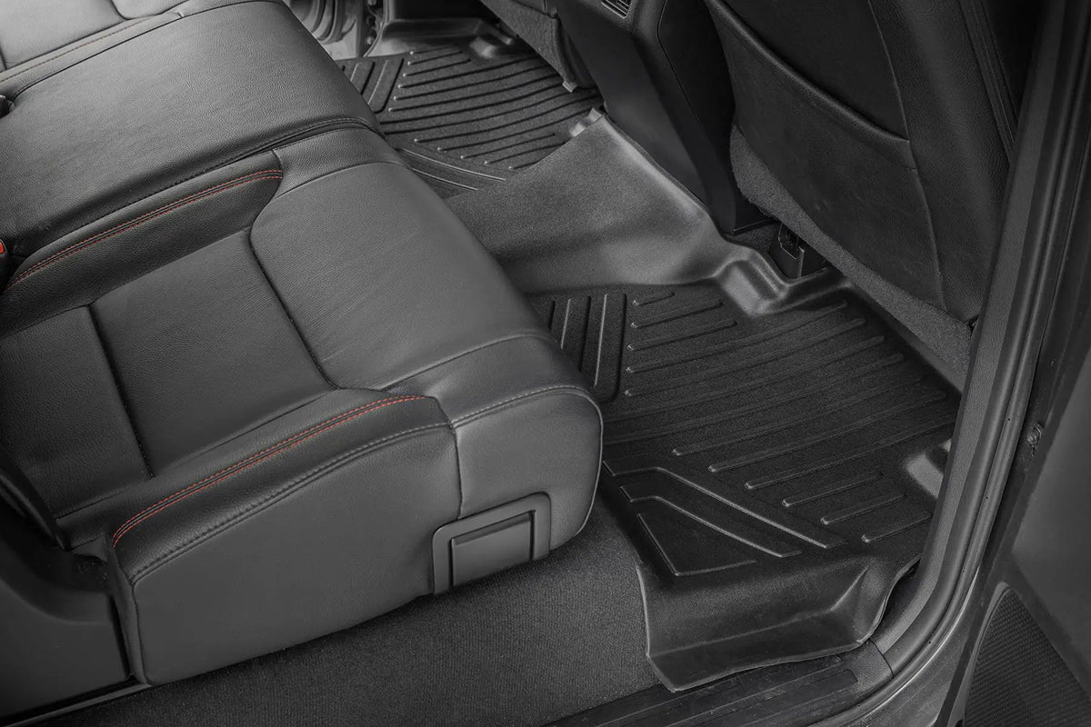 Floor Mats | FR & RR | CrewMax | Toyota Tundra 2WD/4WD (2014-2021) by Rough Country