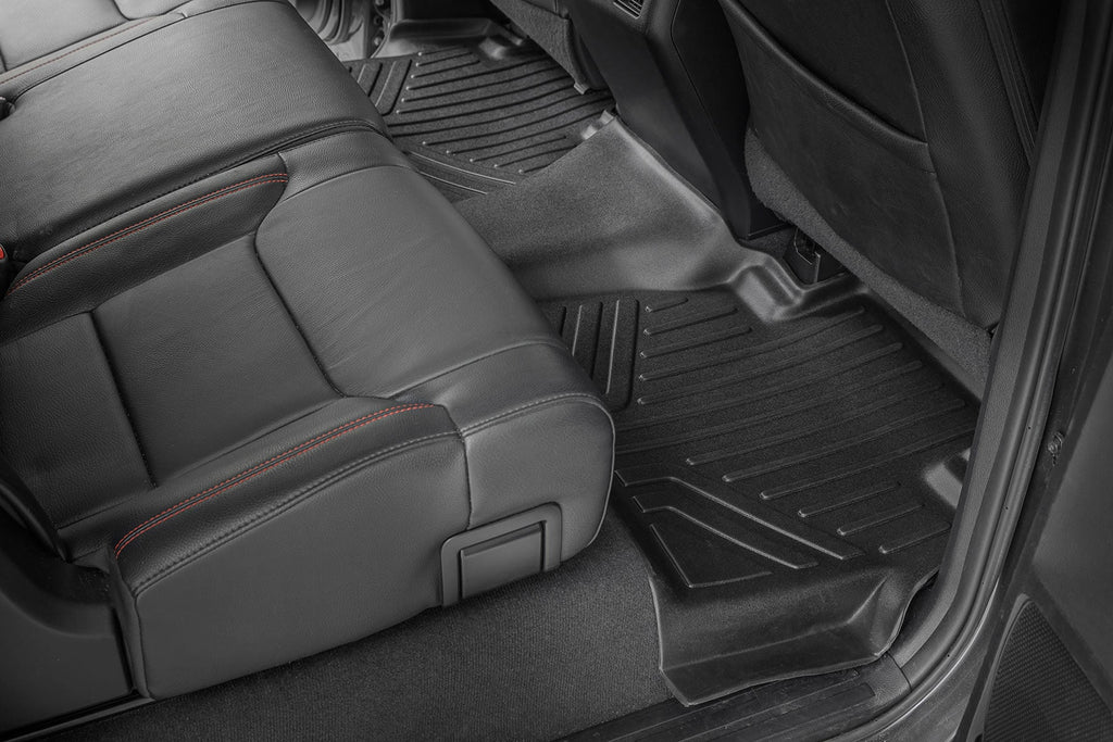 Floor Mats | FR & RR | CrewMax | Toyota Tundra 2WD/4WD (2014-2021) by Rough Country