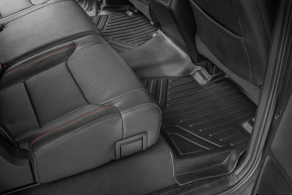 Floor Mats | FR & RR | CrewMax | Toyota Tundra 2WD/4WD (2014-2021) by Rough Country