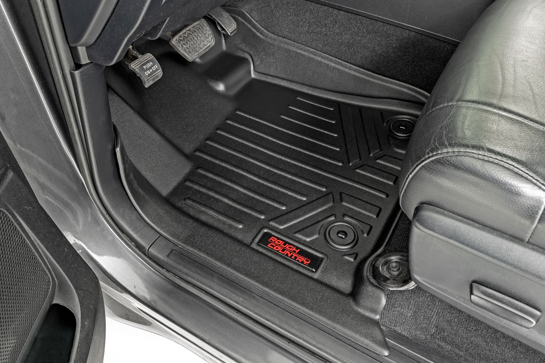 Floor Mats | FR & RR | CrewMax | Toyota Tundra 2WD/4WD (2014-2021) by Rough Country