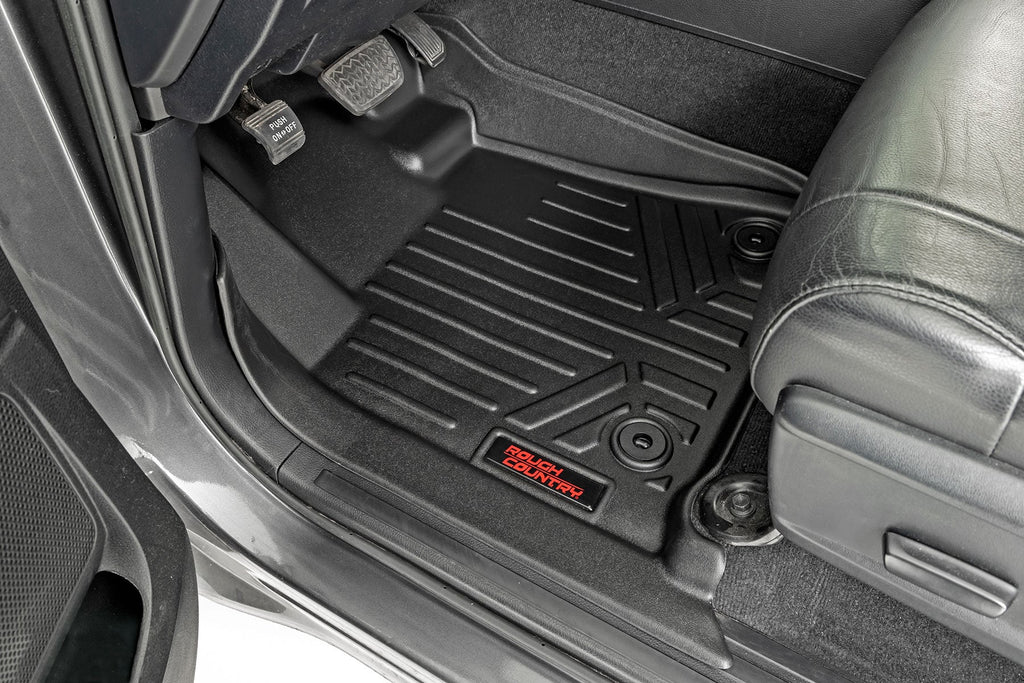 Floor Mats | FR & RR | CrewMax | Toyota Tundra 2WD/4WD (2014-2021) by Rough Country
