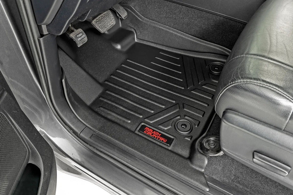 Floor Mats | FR & RR | CrewMax | Toyota Tundra 2WD/4WD (2014-2021) by Rough Country