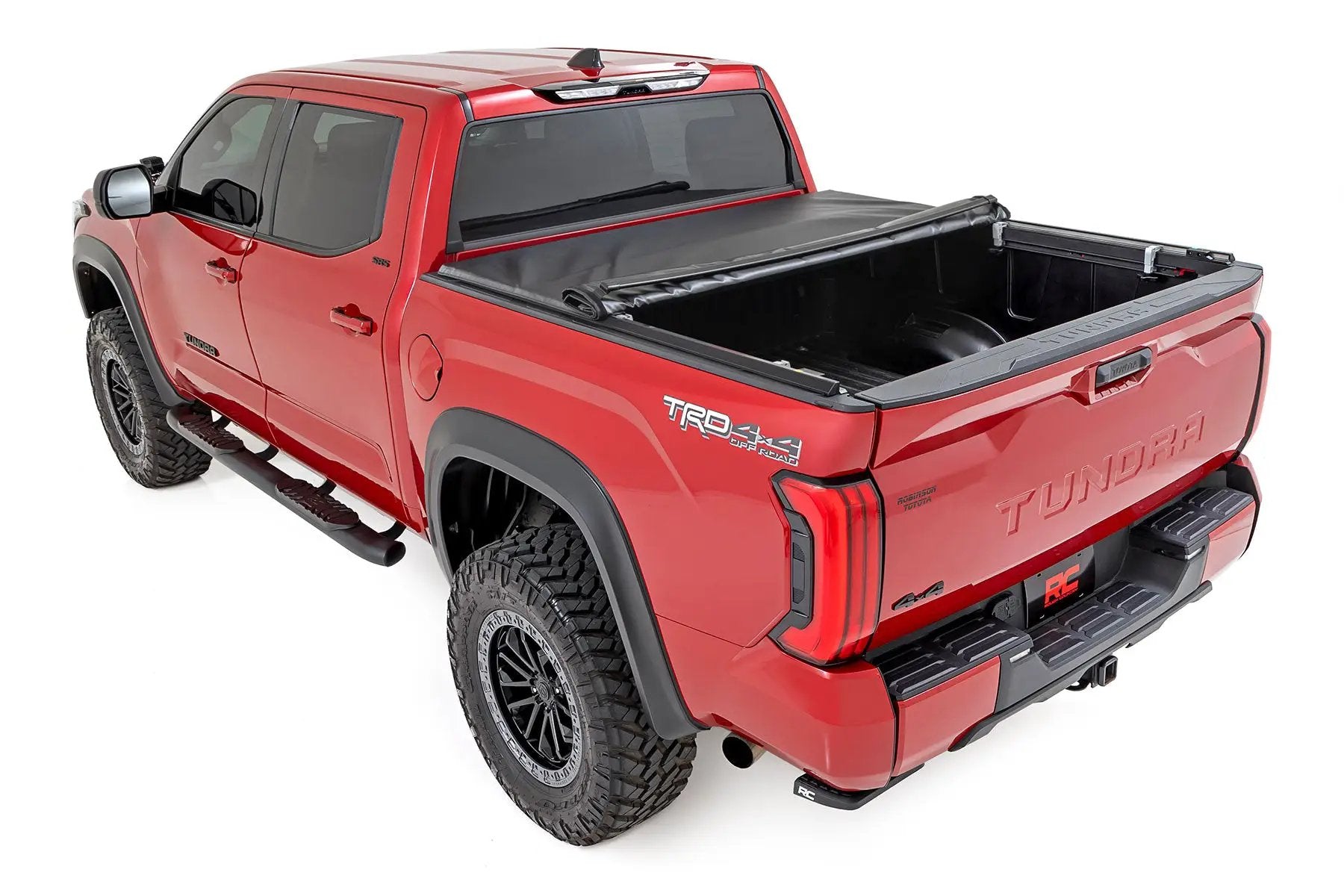 Soft Roll Up Bed Cover | 5'7" Bed | Toyota Tundra 2WD/4WD (2022-2026) by Rough Country