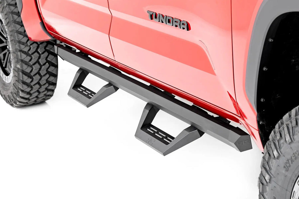 SRX2 Adj Aluminum Steps | CrewMax | Toyota Tundra 2WD/4WD (2022-2026) by Rough Country