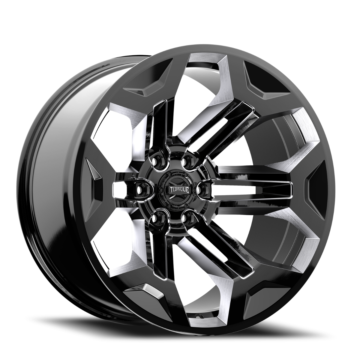 Torque Pulse | Gloss Black | 20x9 | 6x5.5 | -12mm by Rough Country