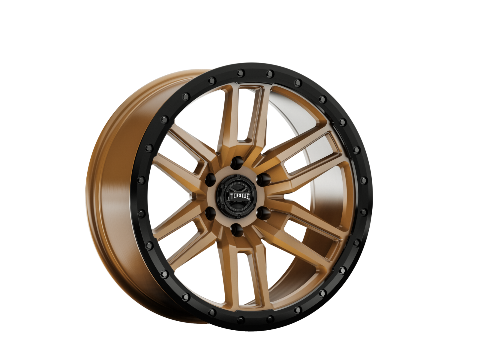 Torque Pritchett | Bronze w/Black Lip | 20x9 | 6x135 | -12mm by Rough Country