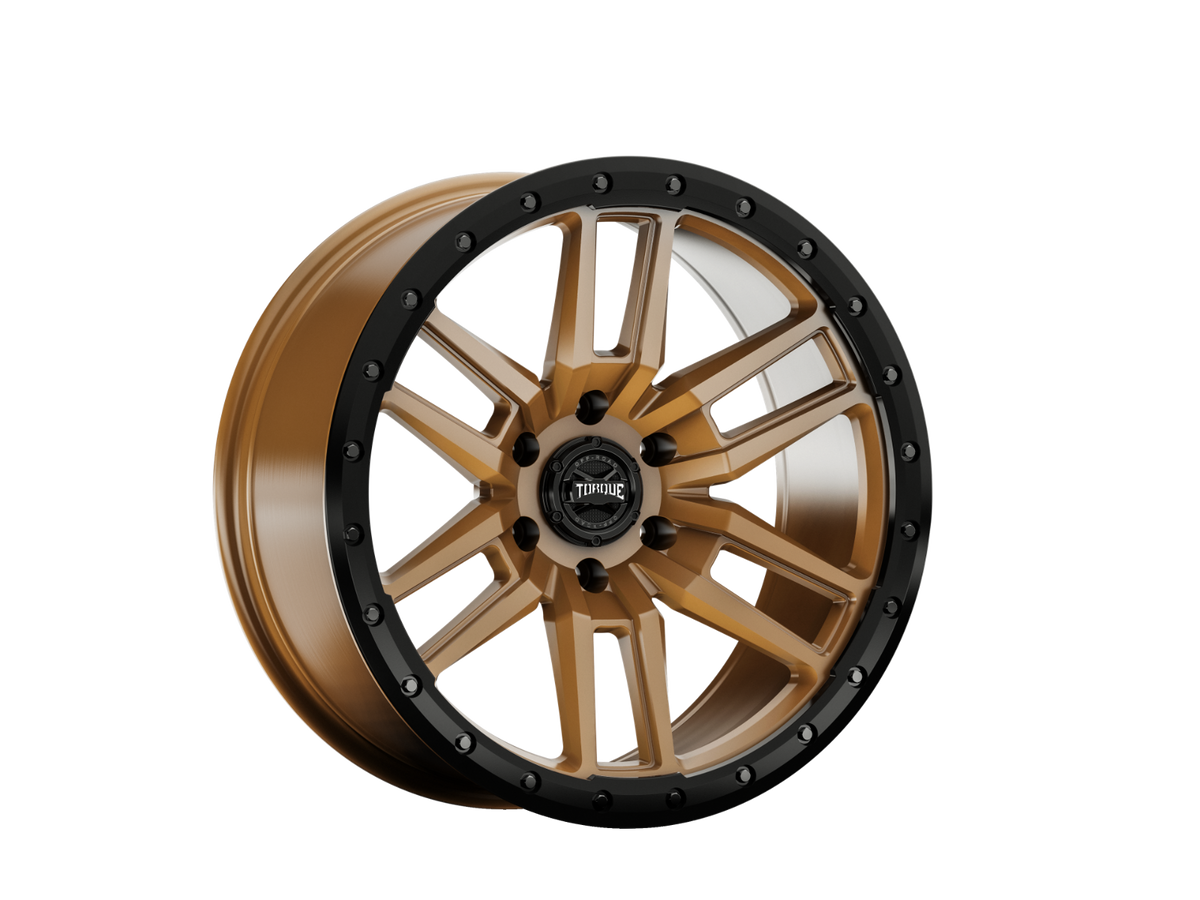 Torque Pritchett | Bronze w/Black Lip | 20x9 | 6x135 | -12mm by Rough Country