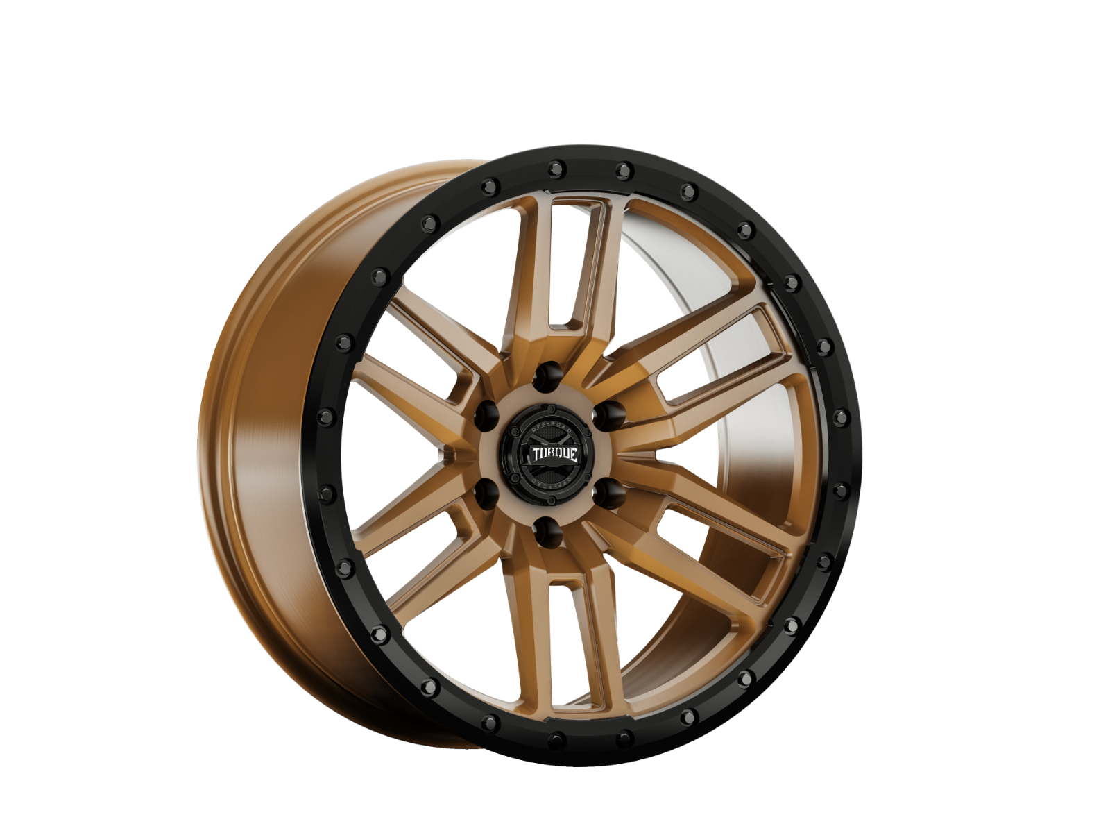 Torque Pritchett | Bronze w/Black Lip | 18x9 | 6x5.5 | -12mm by Rough Country
