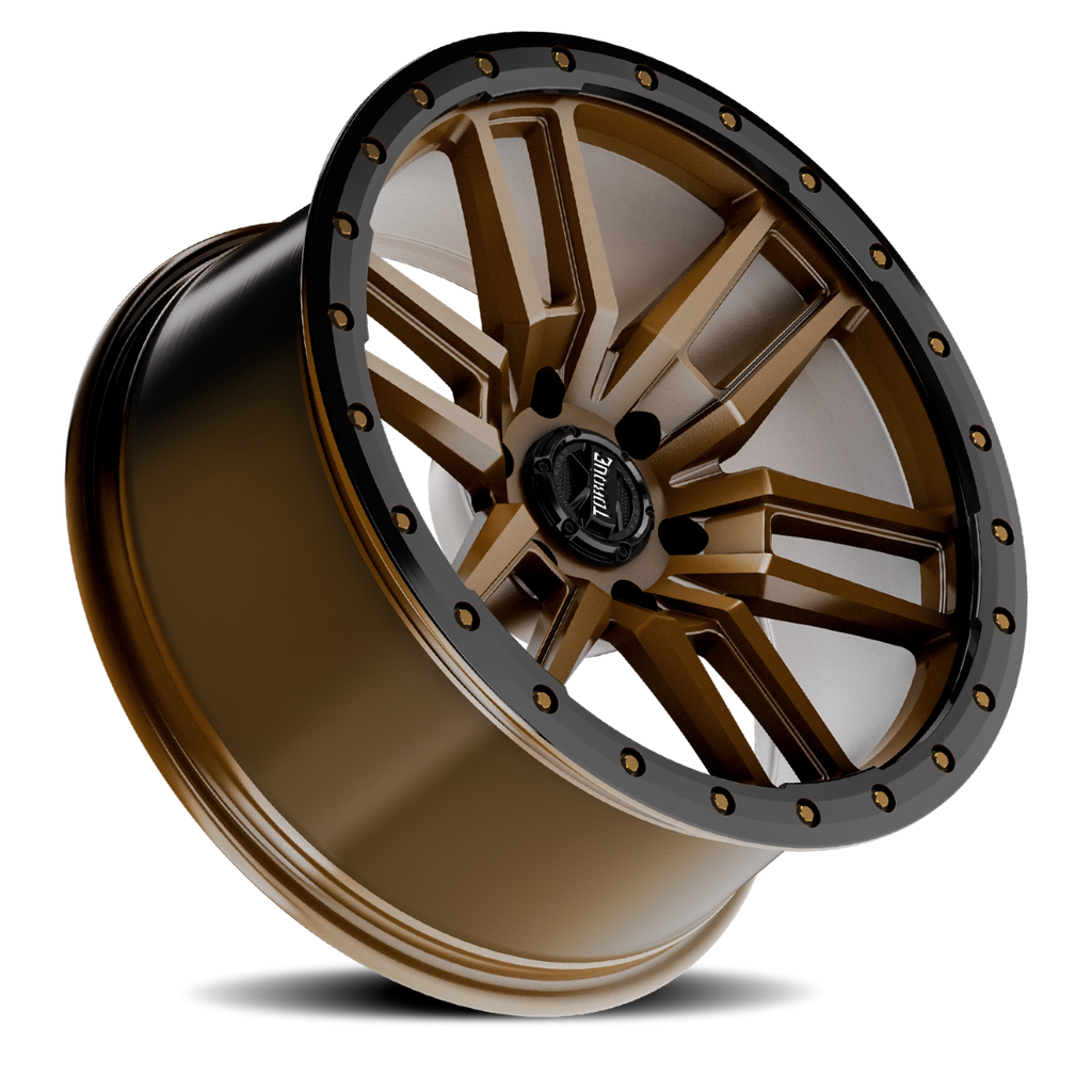 Torque Pritchett | Bronze w/Black Lip | 17x9 | 6x5.5 | 0mm by Rough Country