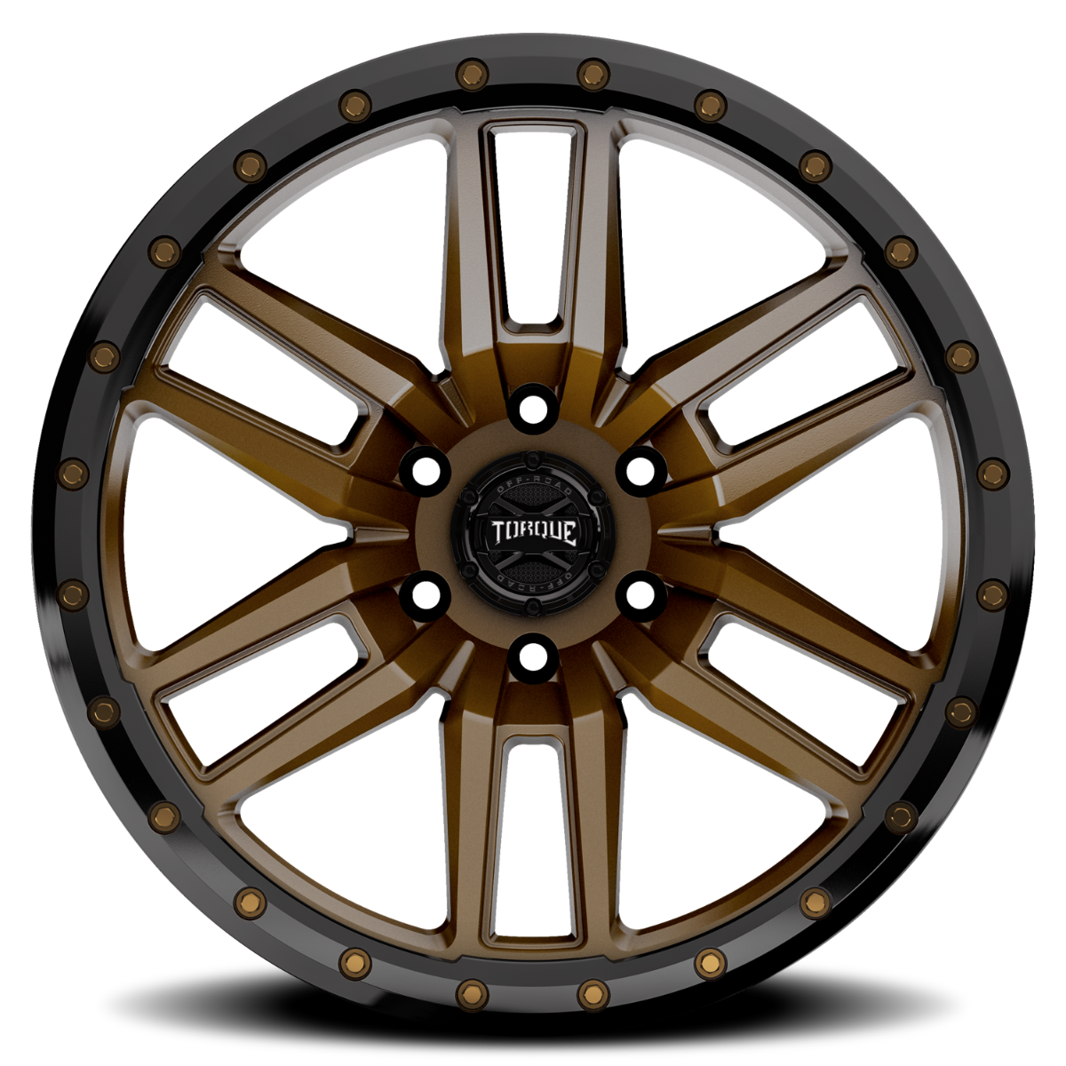 Torque Pritchett | Bronze w/Black Lip | 20x9 | 6x135 | -12mm by Rough Country