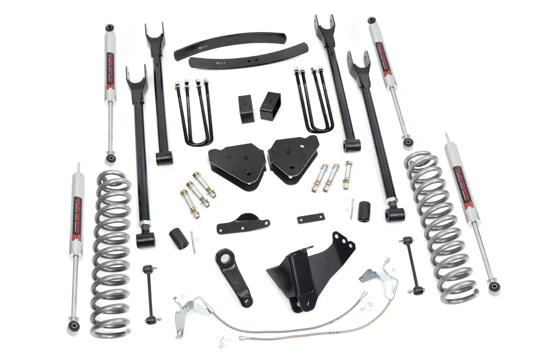 6 Inch Lift Kit | Gas | 4 Link | M1 | Ford F-250/F-350 Super Duty 4WD (08-10) by Rough Country