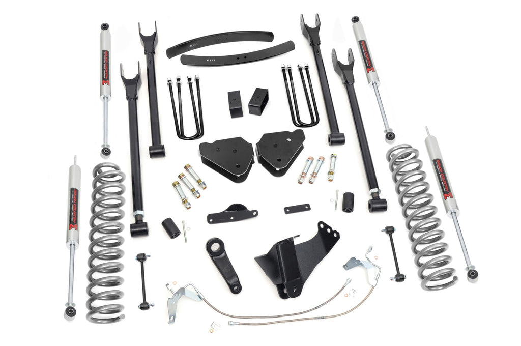 6 Inch Lift Kit | Gas | 4 Link | M1 | Ford F-250/F-350 Super Duty 4WD (08-10) by Rough Country