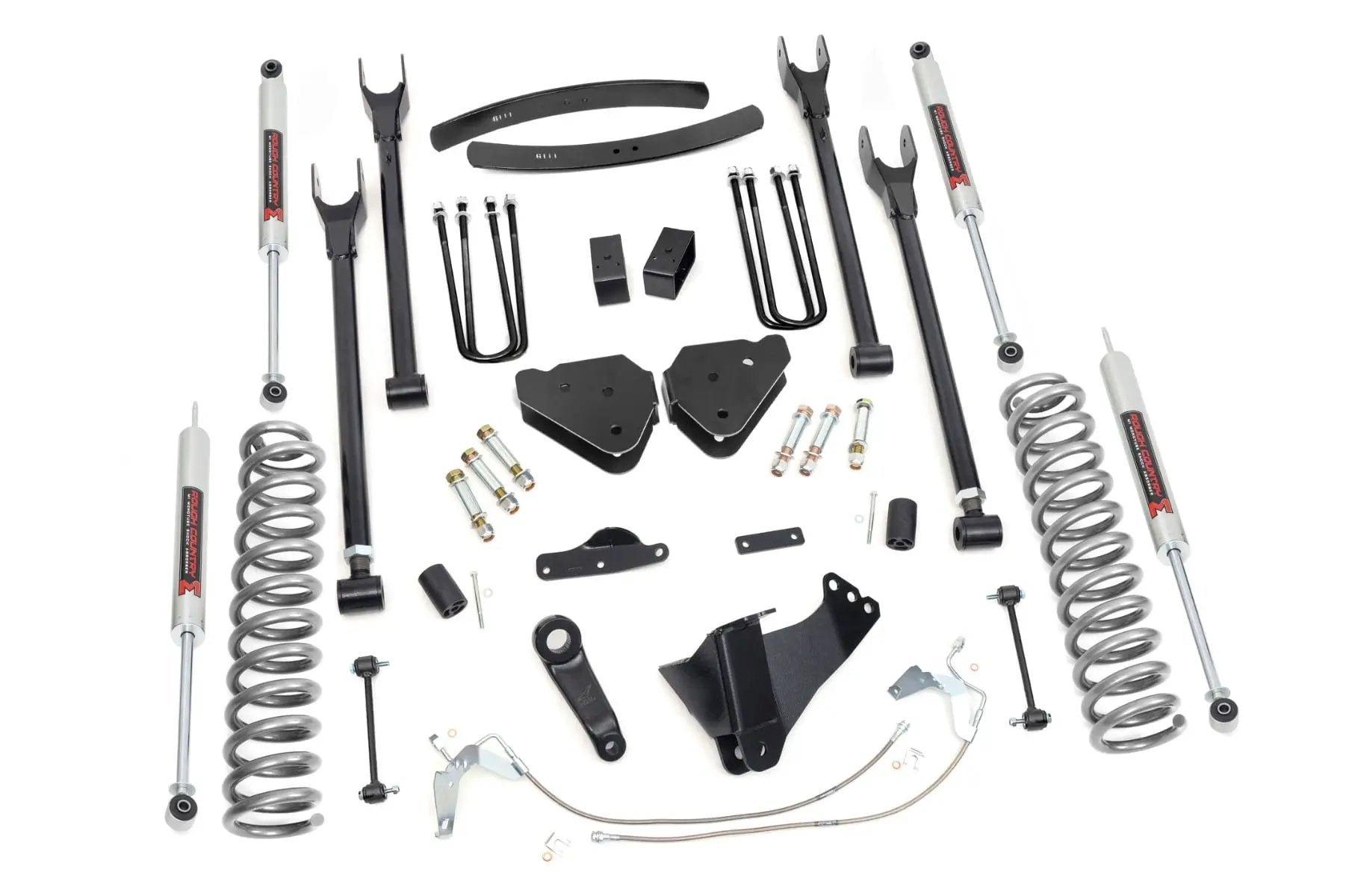 6 Inch Lift Kit | Gas | 4 Link | M1 | Ford F-250/F-350 Super Duty 4WD (08-10) by Rough Country