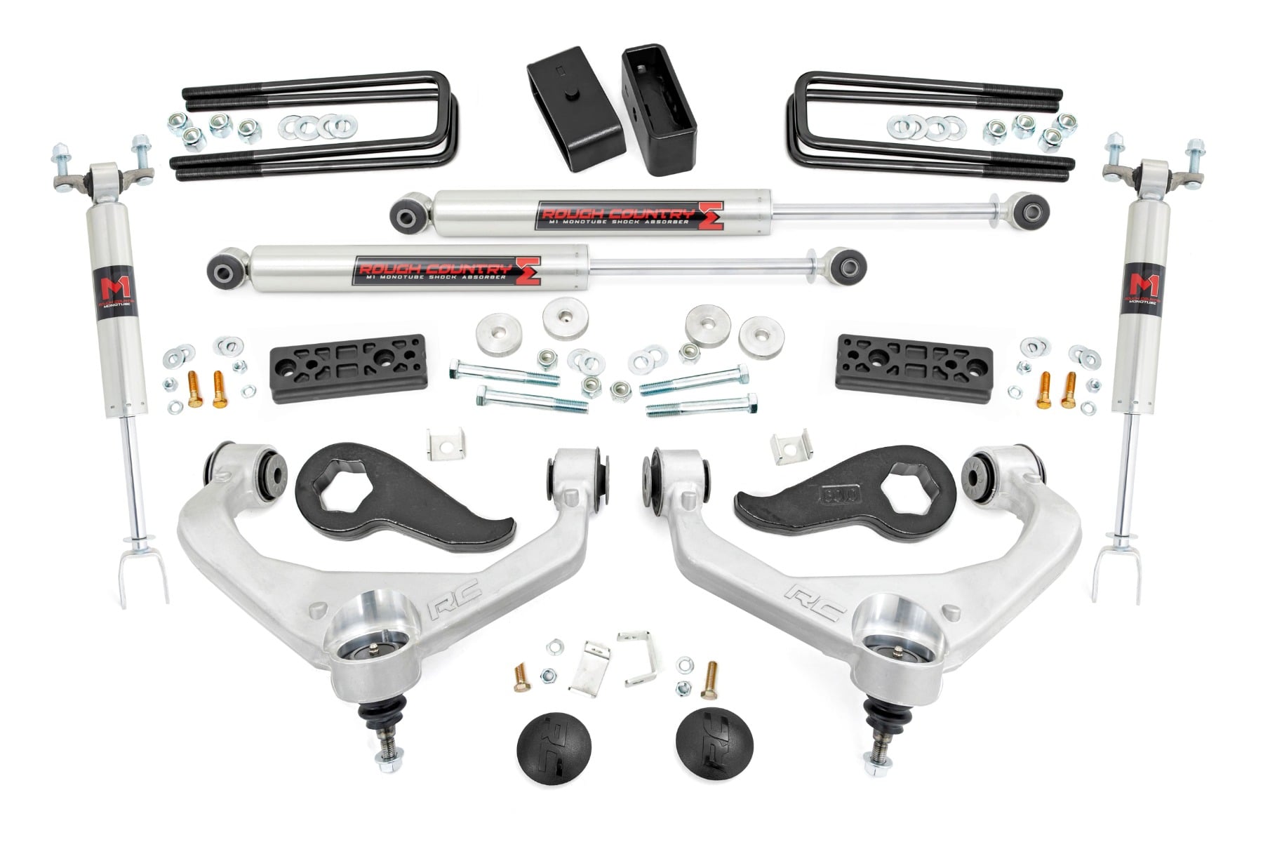 3 Inch Lift Kit | UCAs | M1 | Chevy/GMC Sierra 3500 HD/Silverado 3500 HD (20-26) by Rough Country