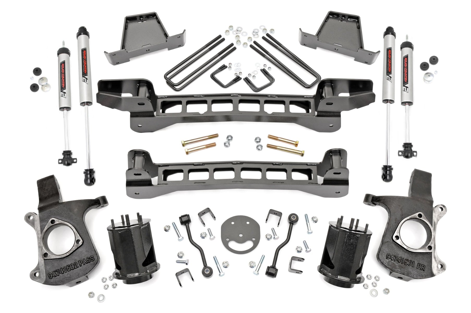 6 Inch Lift Kit | V2 Shocks | Chevy/GMC 1500 2WD (99-06 & Classic) by Rough Country