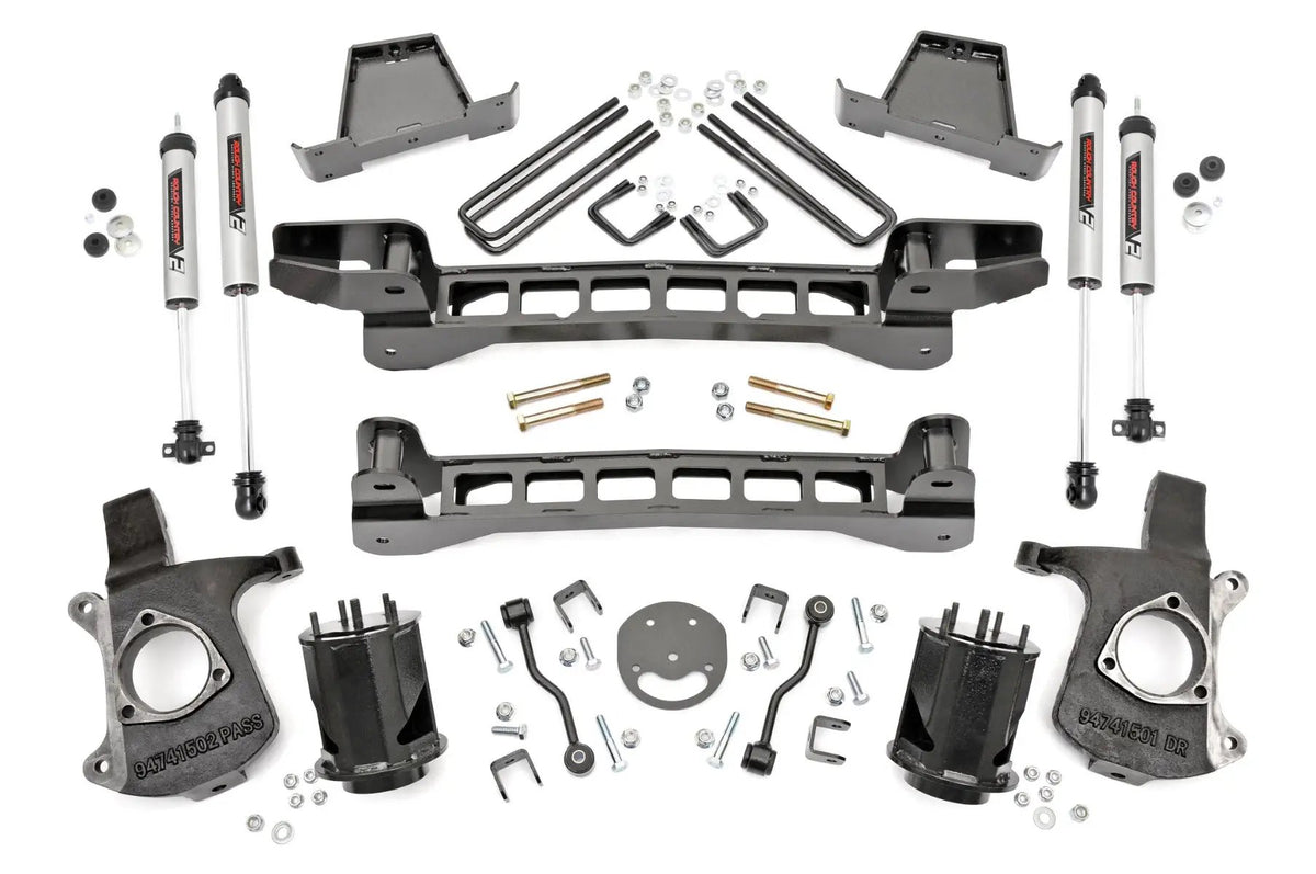 6 Inch Lift Kit | V2 Shocks | Chevy/GMC 1500 2WD (99-06 & Classic) by Rough Country