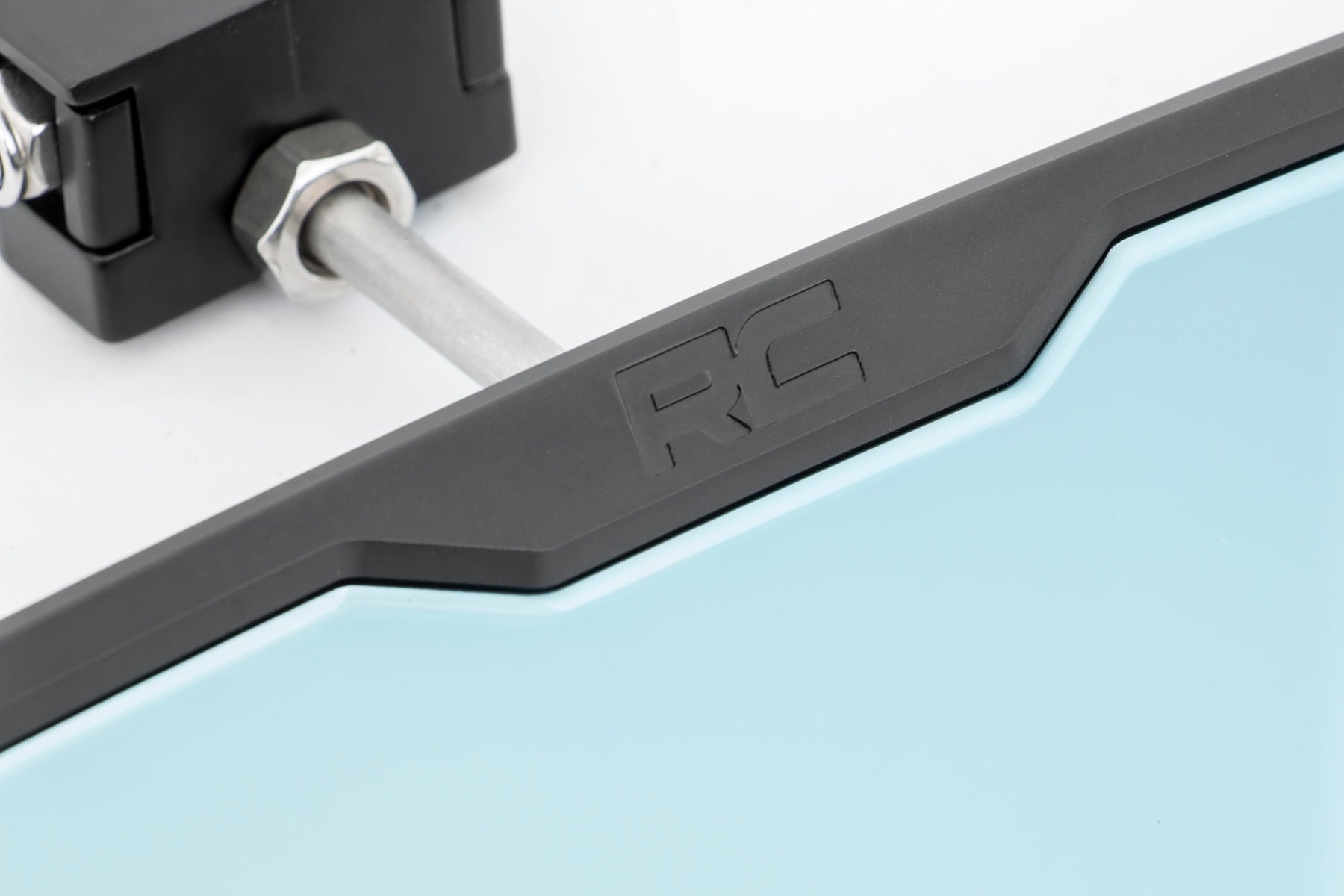 UTV Aluminum Rear View Mirror | Dome Light| 12" | 1.75-2" Mount by Rough Country