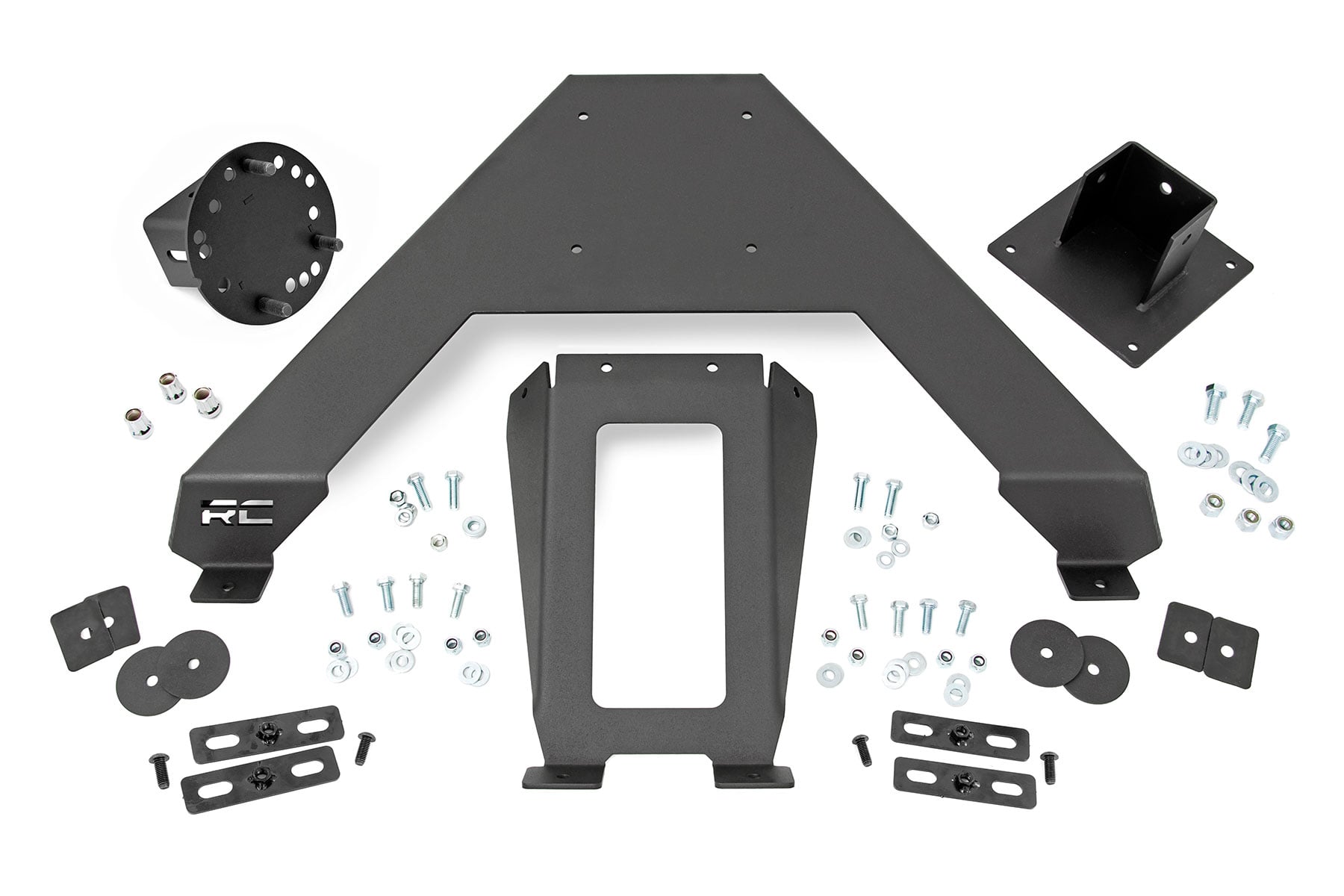 Bed Mount Spare Tire Carrier | Universal (5x5.5 6x5.5 6x135 & 5x5.0 Bolt Patterns) by Rough Country