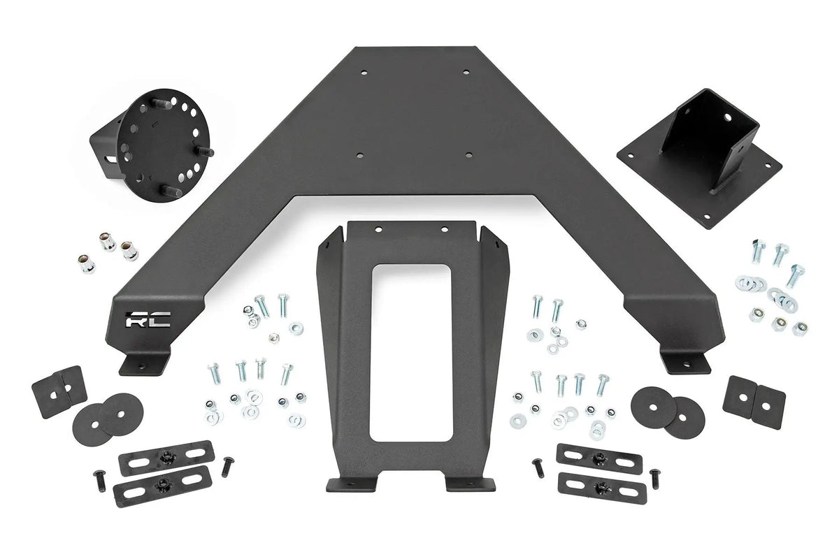 Bed Mount Spare Tire Carrier | Universal (5x5.5 6x5.5 6x135 & 5x5.0 Bolt Patterns) by Rough Country
