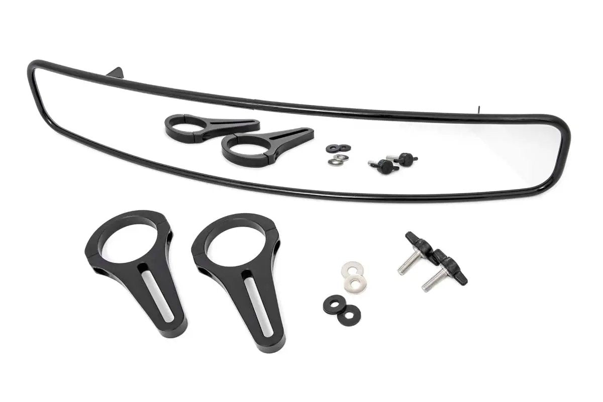 UTV Rear View Mirror | Convex | 17" x 3" | 1.75" Mount by Rough Country