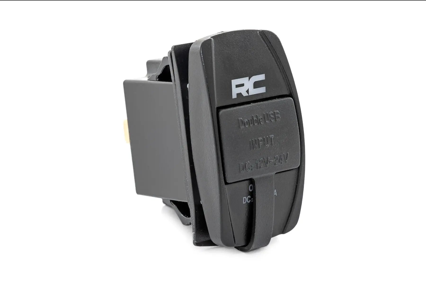 USB Switch Insert | 2x1 with Logo | Blue Back Light by Rough Country