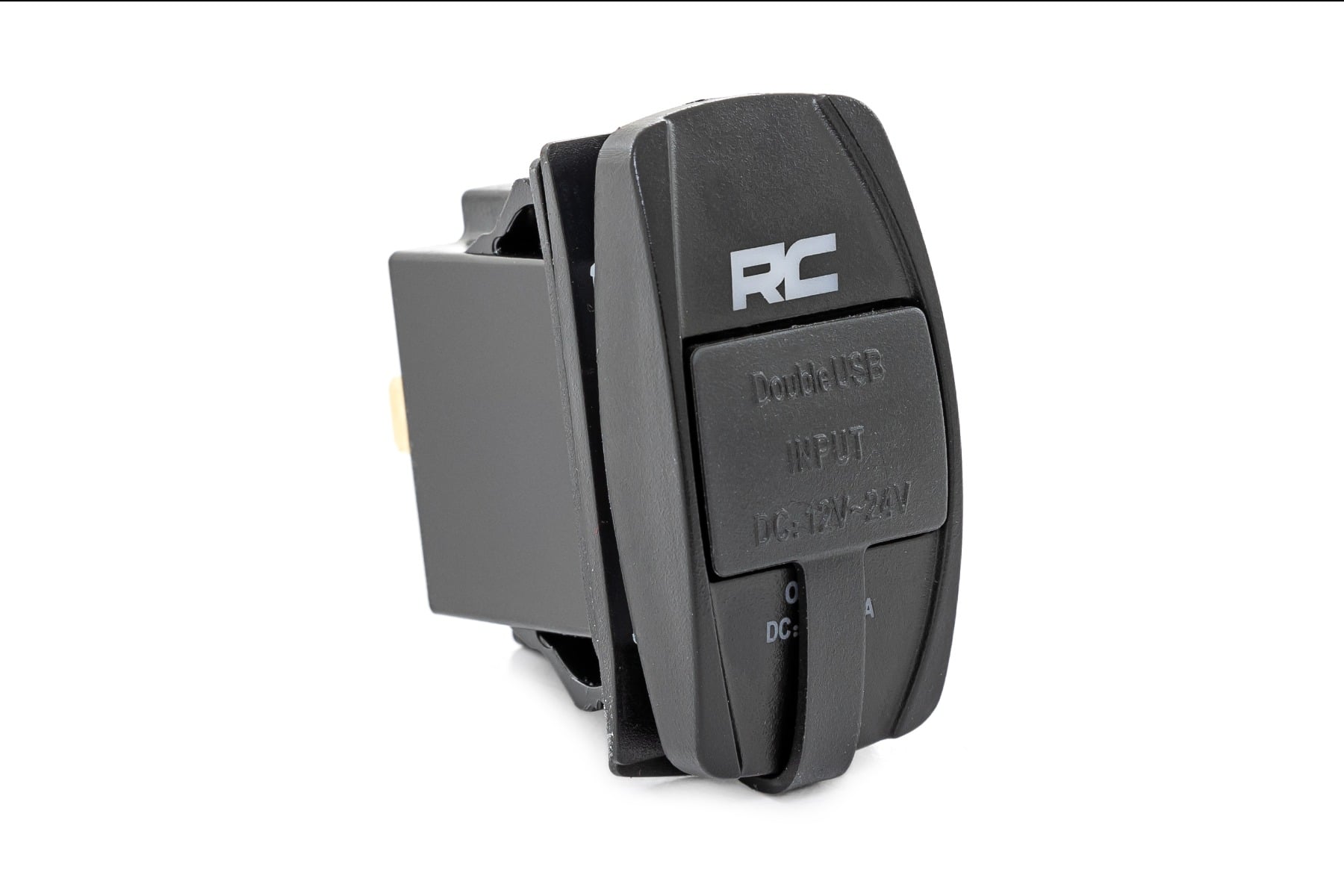 USB Switch Insert | 2x1 with Logo | Blue Back Light by Rough Country