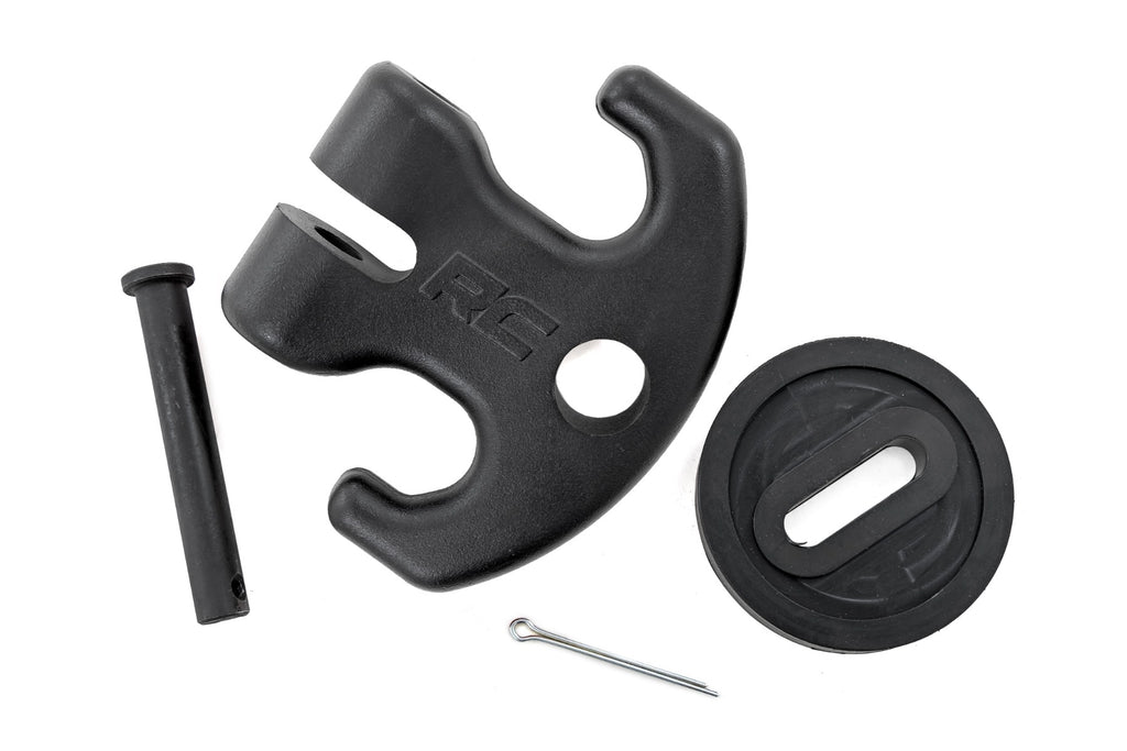 Multi-Function Winch Cleat | Black by Rough Country