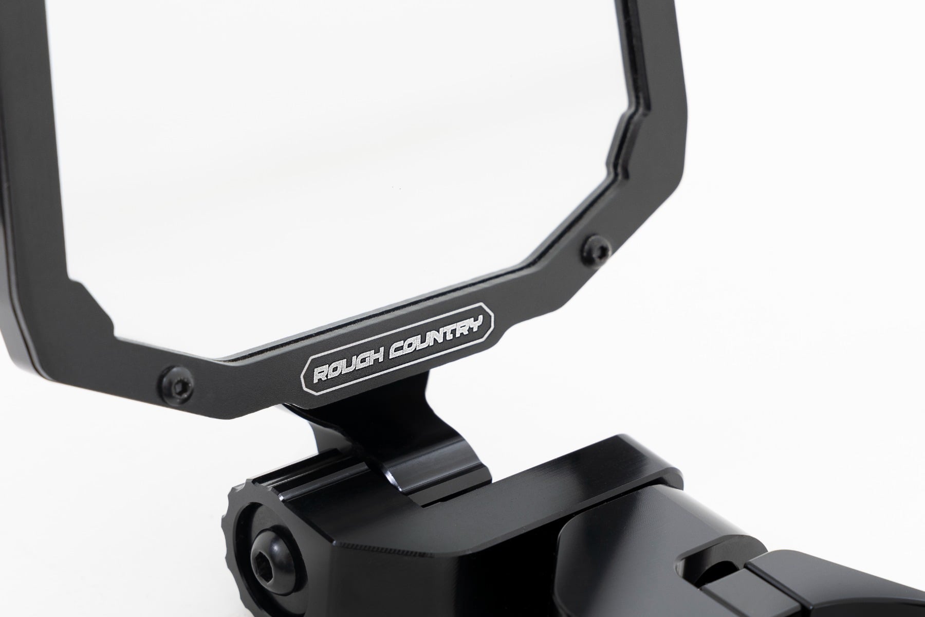 UTV Aluminum Side View Mirrors | Horizontal by Rough Country